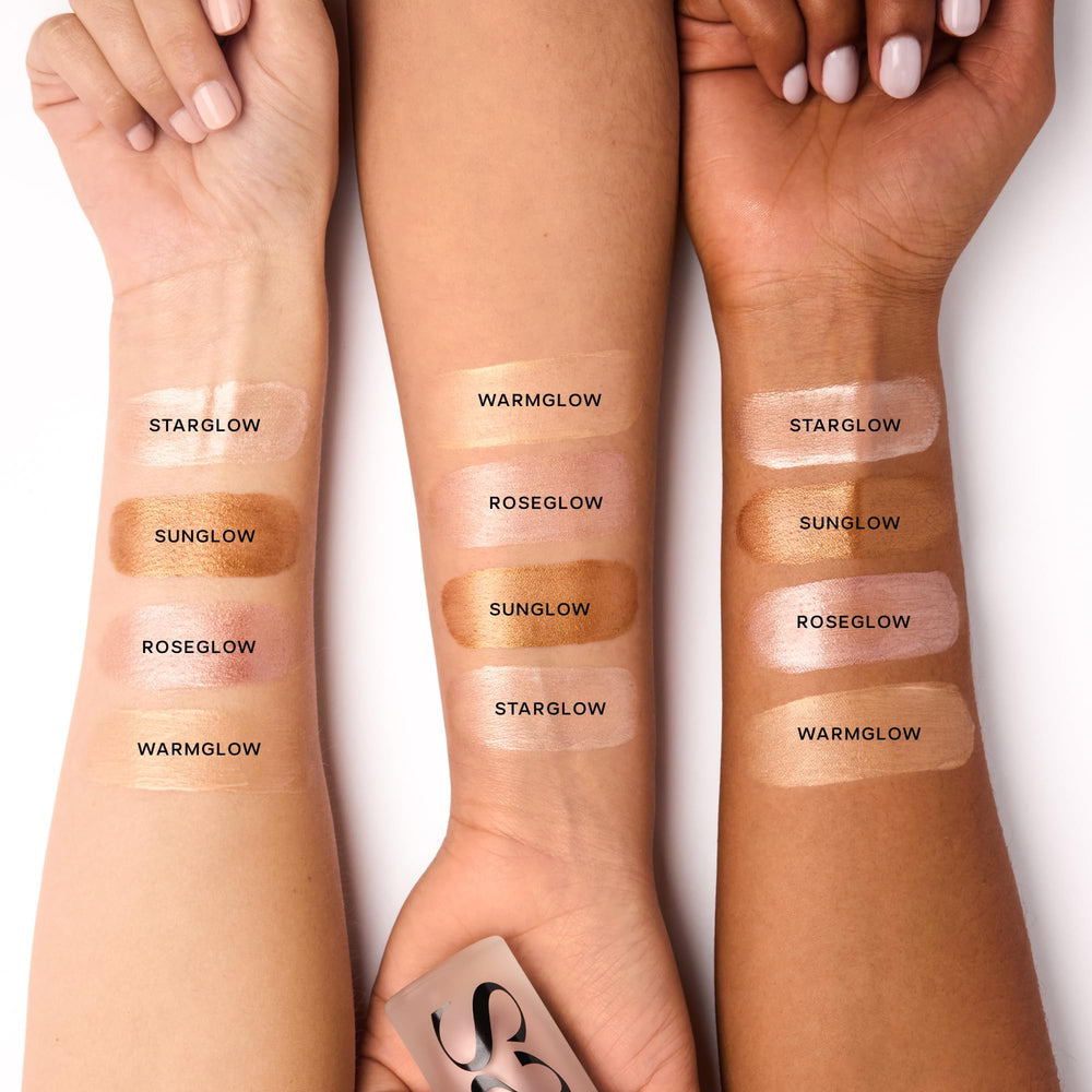 Ingrédients clés vitamine C et huile de squalane dans Saie Glowy Super Gel.