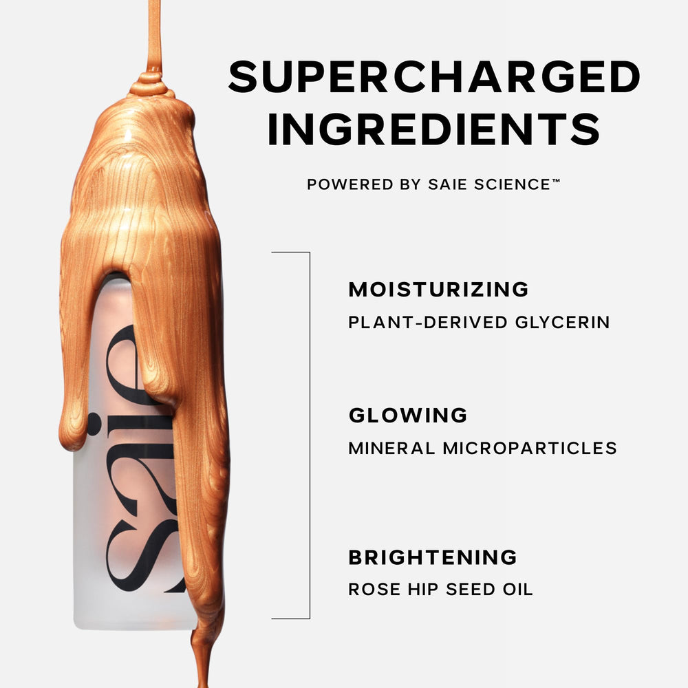 Rituel beauté simple avec Saie Glowy Super Gel.