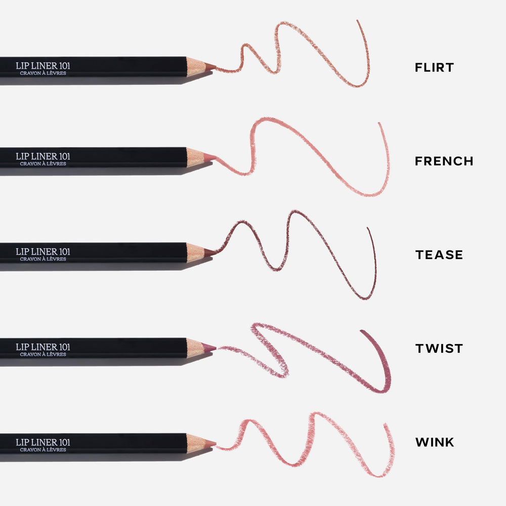 Saie Lip Liner 101 apply demo on lips for natural framing.