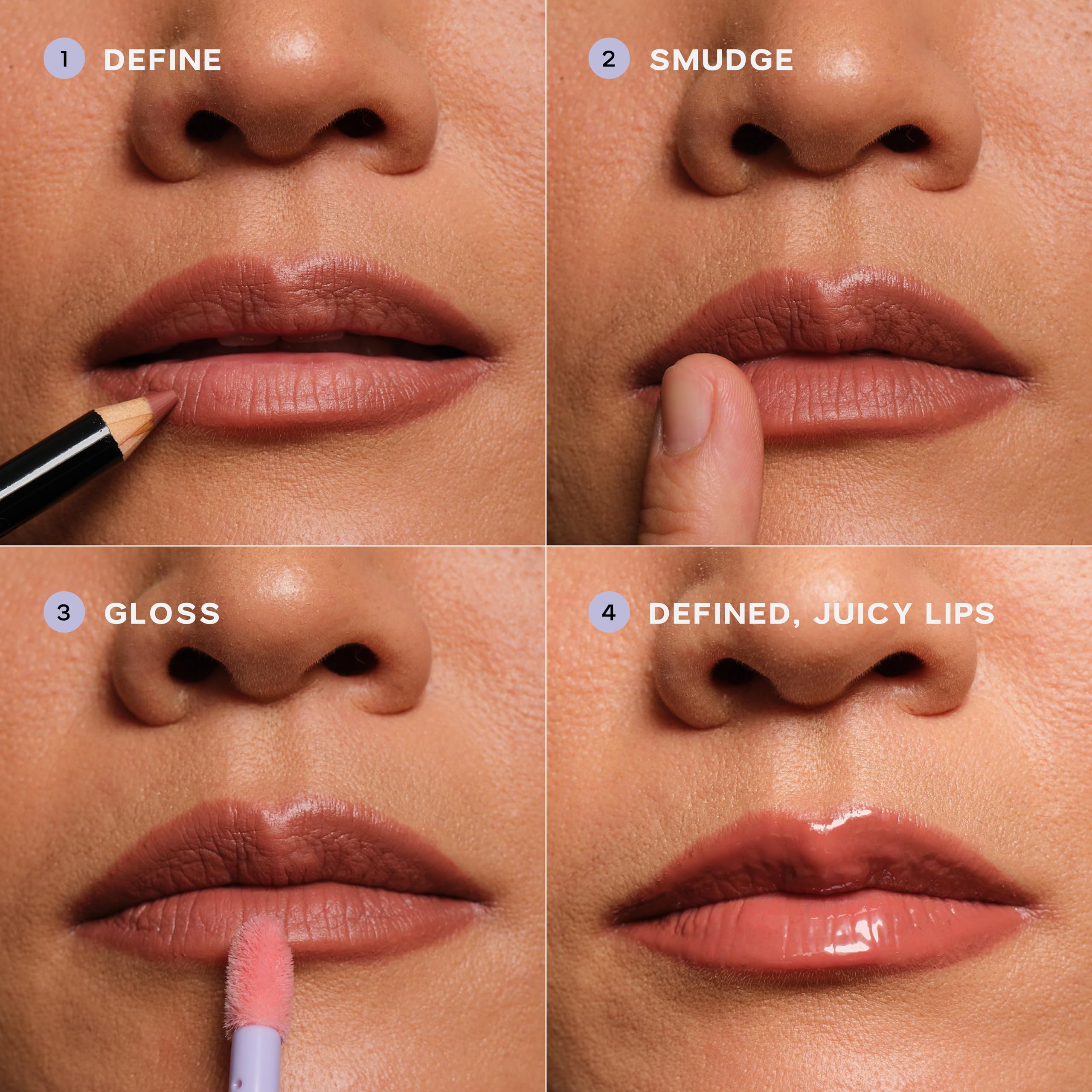 Saie Lip Liner 101 jojoba oil detail for nourishing feel.