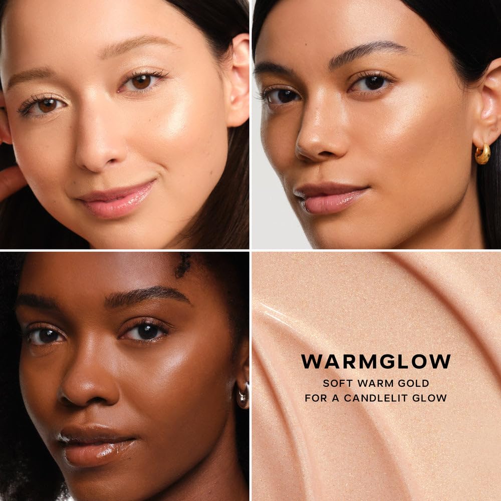 Saie Glowy Warmglow agit comme base lumineuse et teintée pour le visage.