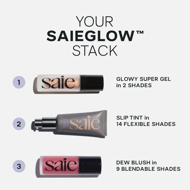 Formule végan et sans parabènes du Blush Liquide Rosée Saie