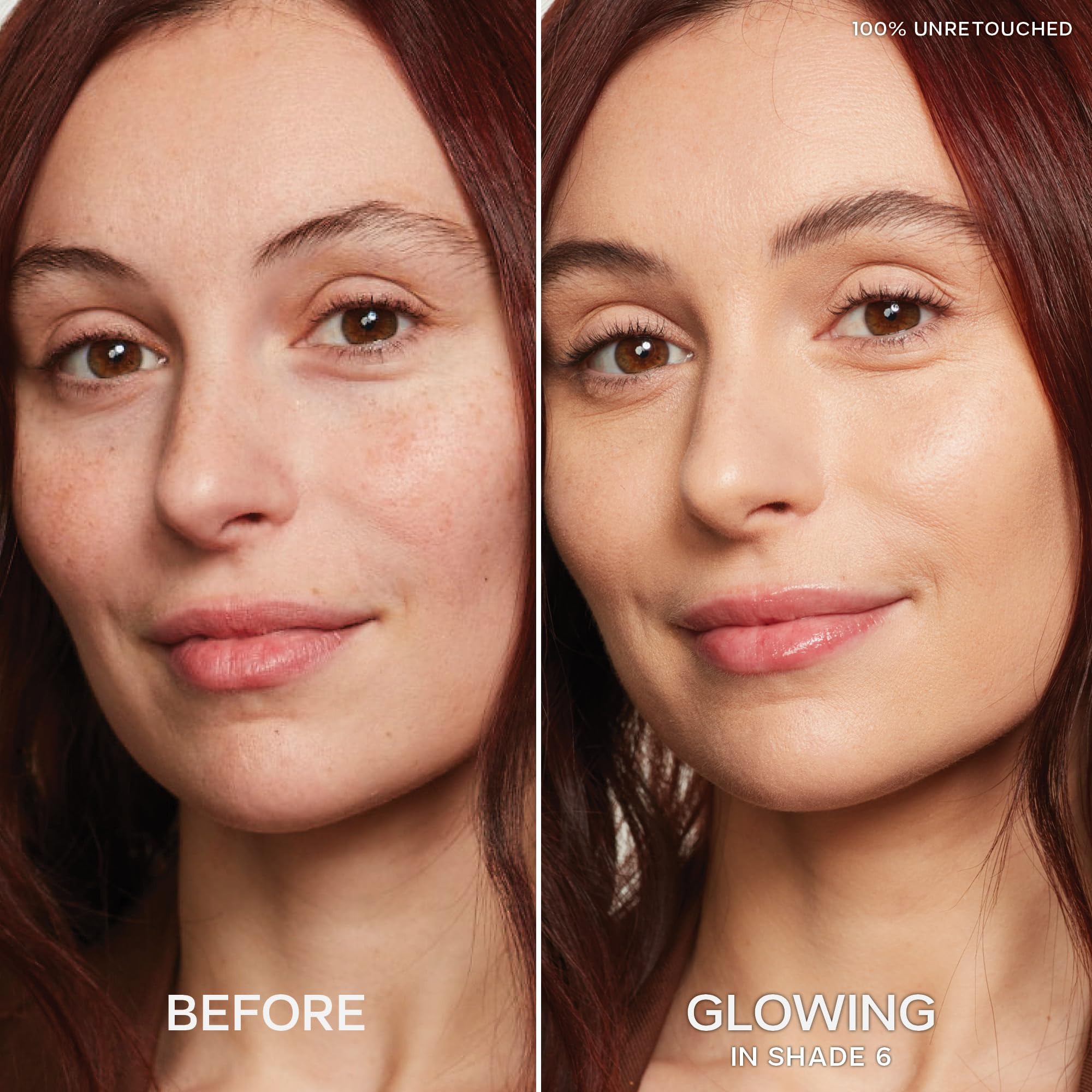 Échantillon de teinte 6 Saie Slip Tint pour une nuance naturelle.
