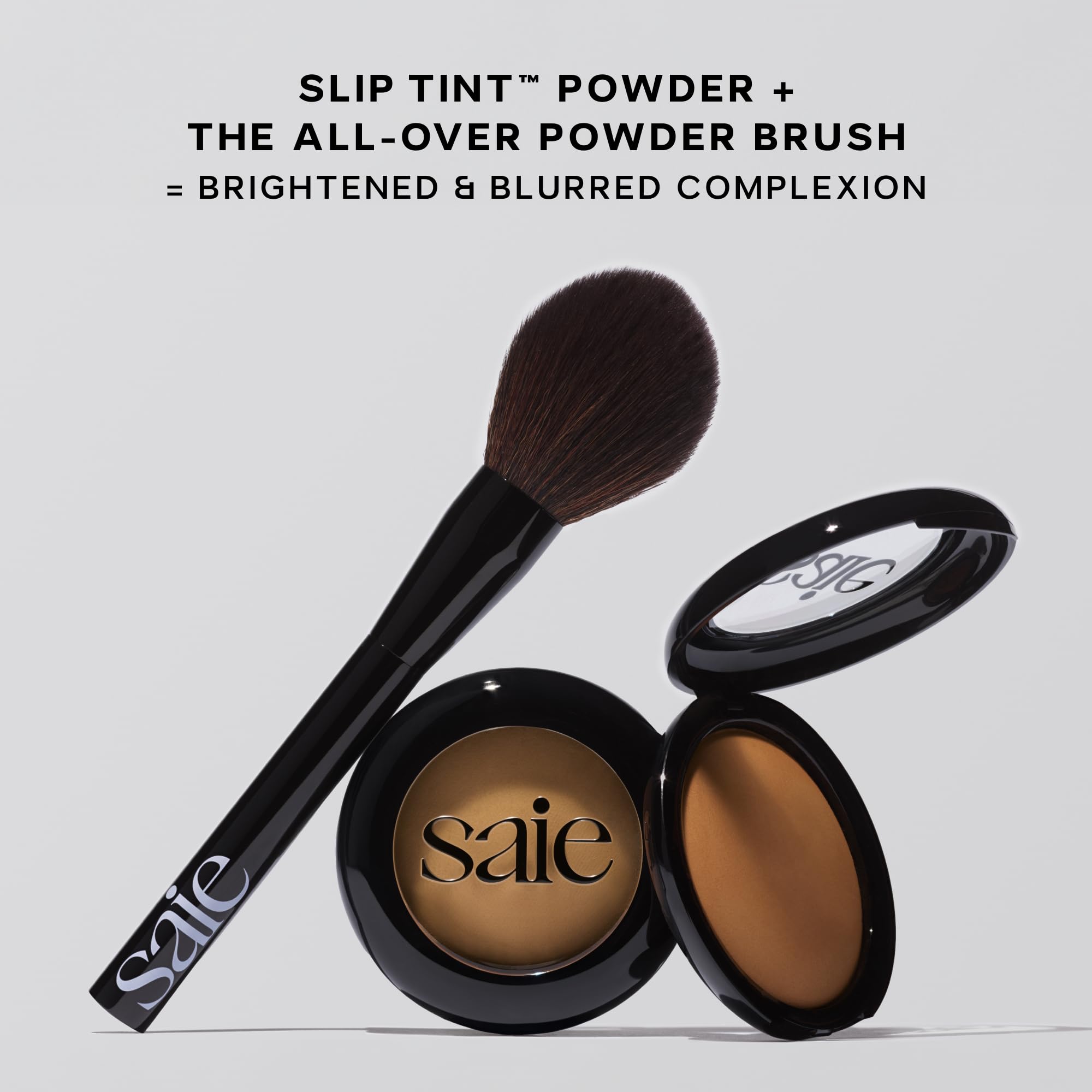 Vegan CrueltyFree Saie Slip Tint Poudre, maquillage éthique et sans talc.