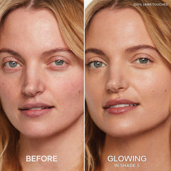 Texture crème légère de Slip Tint Radiant qui fond sur la peau