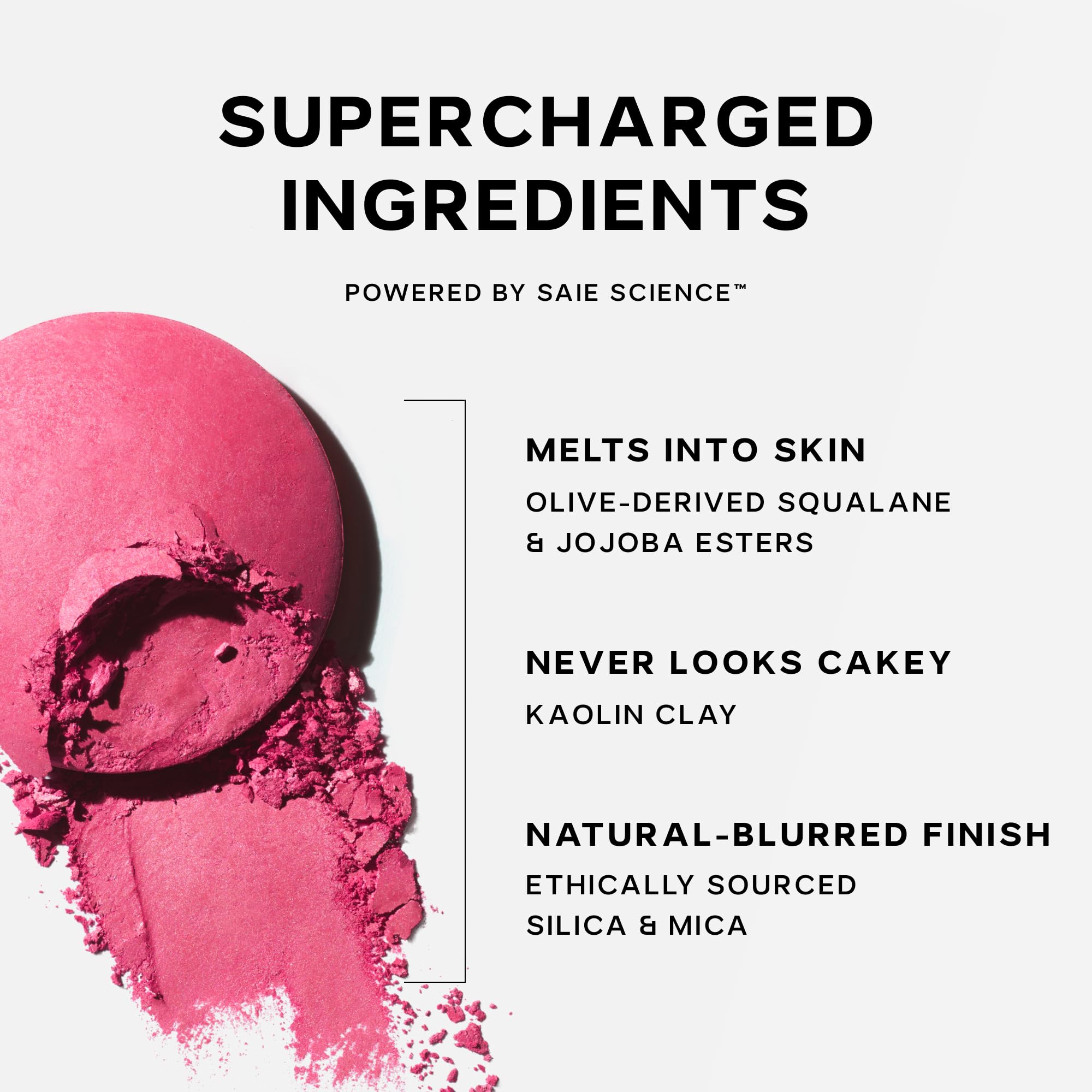 Formule non testée sur animaux de Saie SuperSuede Blush