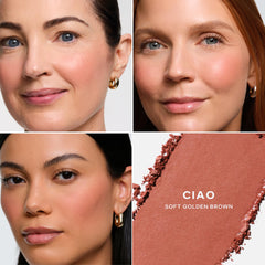 Formule sans talc Saie SuperSuede Blush pour peau sensible