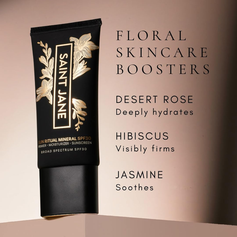 SAINT JANE Luxury Sun Ritual - base de maquillage légère et hydratante.