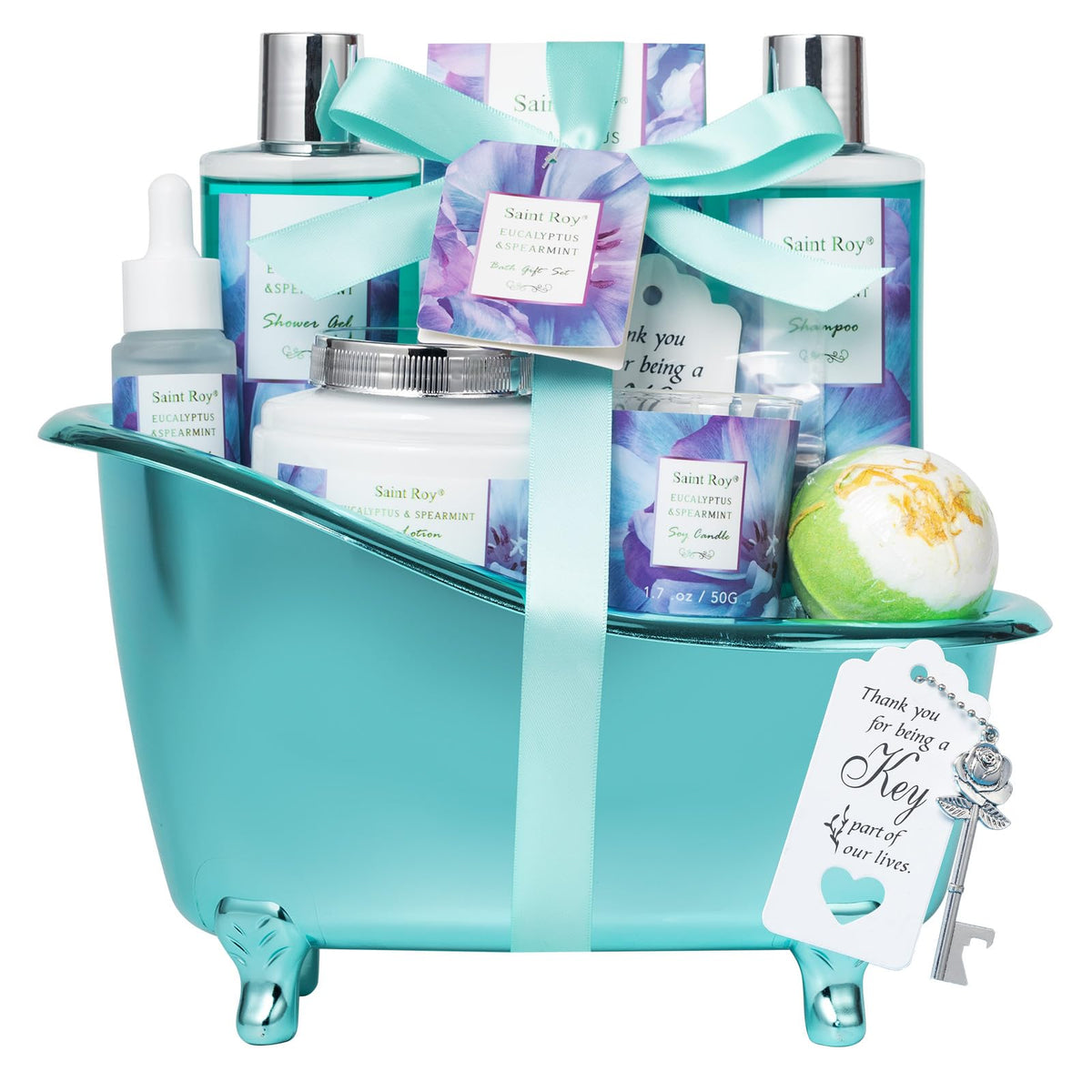 Coffret Saint Roy spa eucalyptus menthe prêt à offrir