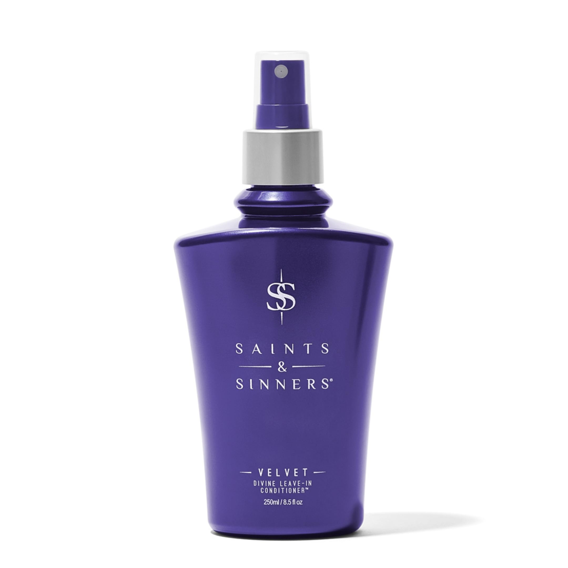 Saints & Sinners Velvet Divine – bouteille prête à hydrater les cheveux.