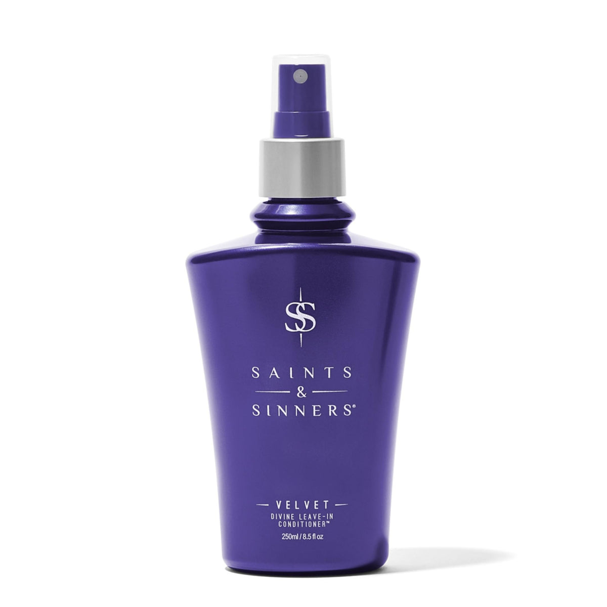 Saints & Sinners Velvet Divine – bouteille prête à hydrater les cheveux.