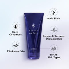 Texture crèmeuse du Velvet Divine Masque qui nourrit intensément les cheveux.
