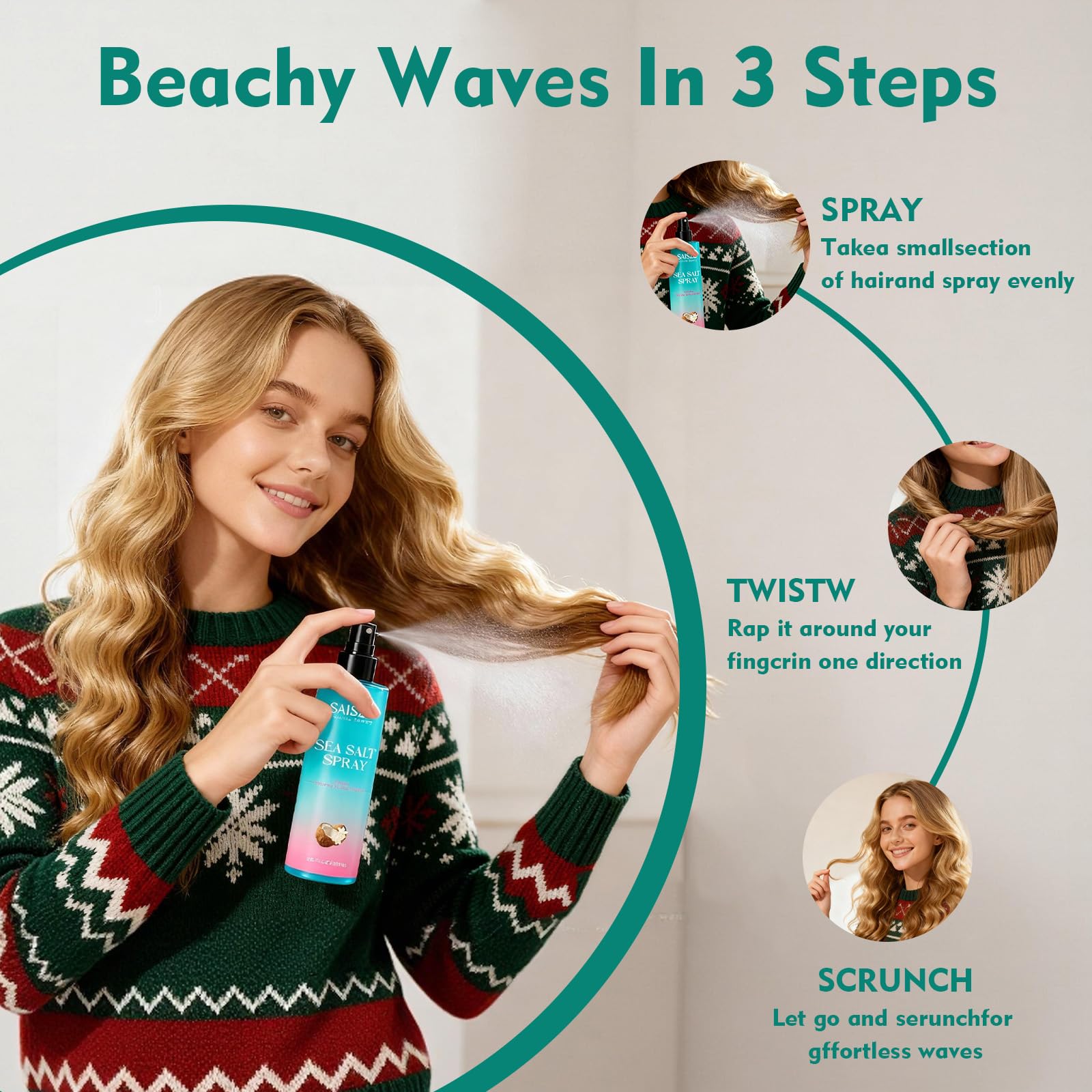 SAISZE accessoire voyage cheveux – pratique en déplacement et en vacances