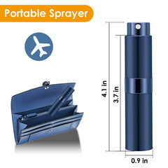 Ensemble Saiveina 4 vaporisateurs couleurs – kit compact et discret.