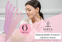 Sakya lame Twinkle – précision pour enlever duvet léger et préparer le maquillage.