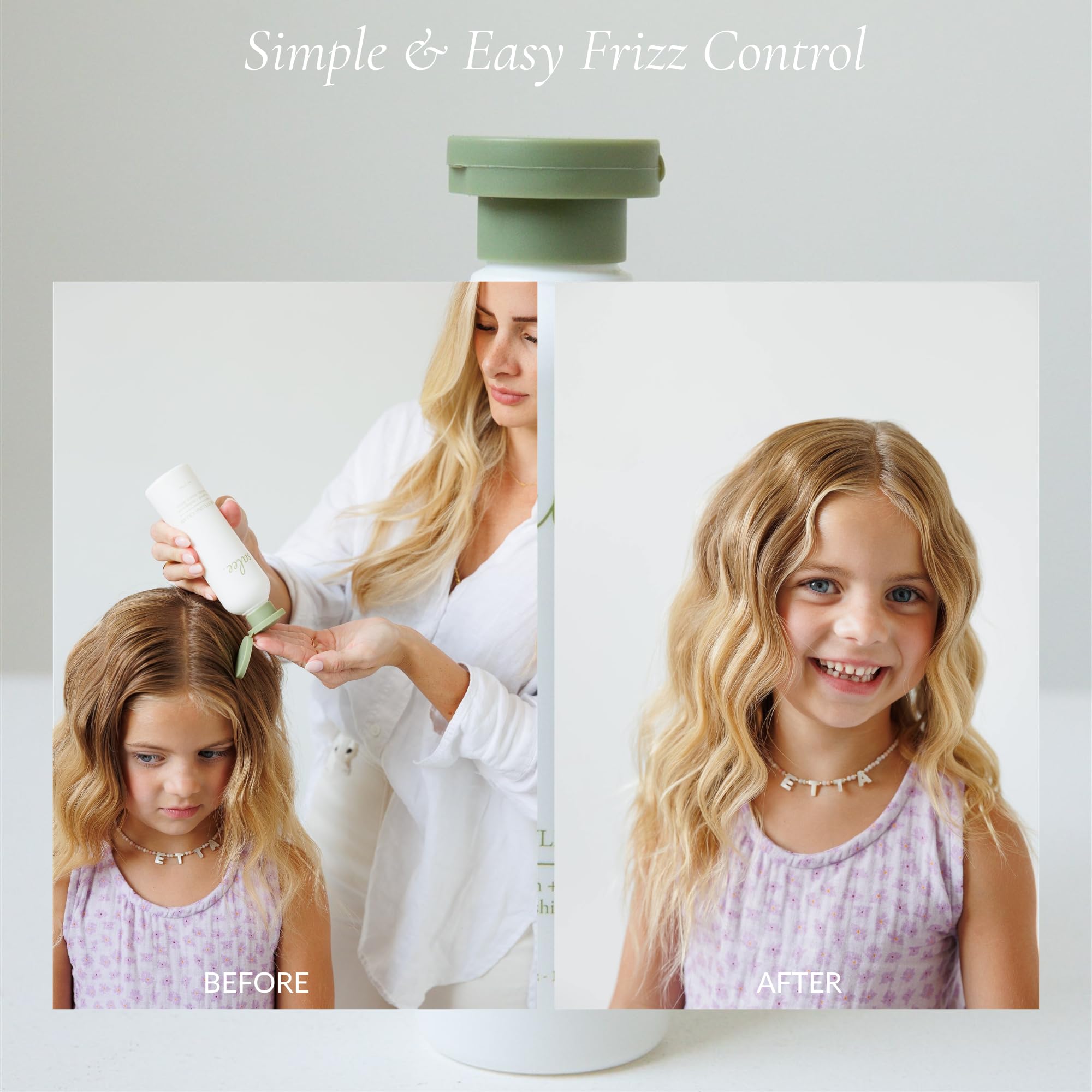 Boucles définies et textures variées améliorées par Salee Crème de styling.