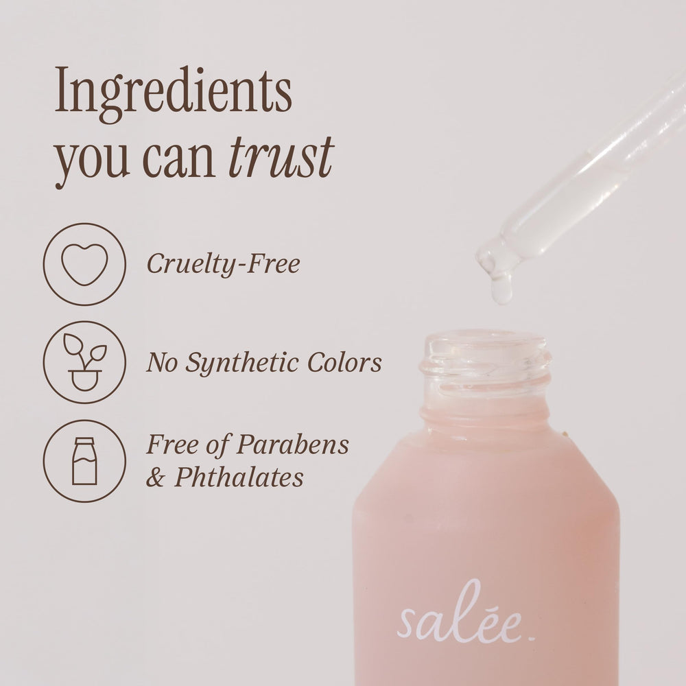 Salee Serum usage quotidien doux pour hydrater le cuir chevelu.