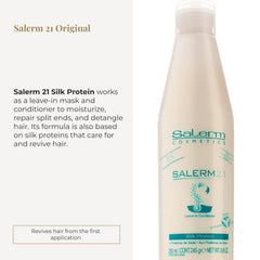 SALERM 21 Application-cheveux-humides: démêlage facilité et douceur.