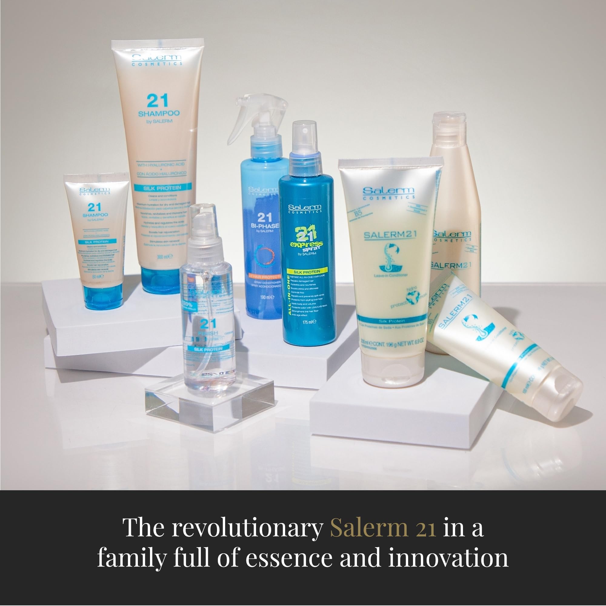 SALERM 21 Boost anti-frizz, cheveux plus lisses et contrôlés en humidité.