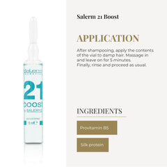 SALERM 21 Boost protection chaleur, cheveux protégés lors de l'utilisation d'outils chauffants.