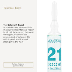 SALERM 21 Boost texture crème épaisse, soin intense qui nourrit sans rinçage.
