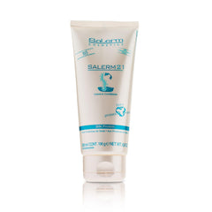 SALERM 21 – Bouteille du conditionneur soyeux offrant hydratation et douceur.