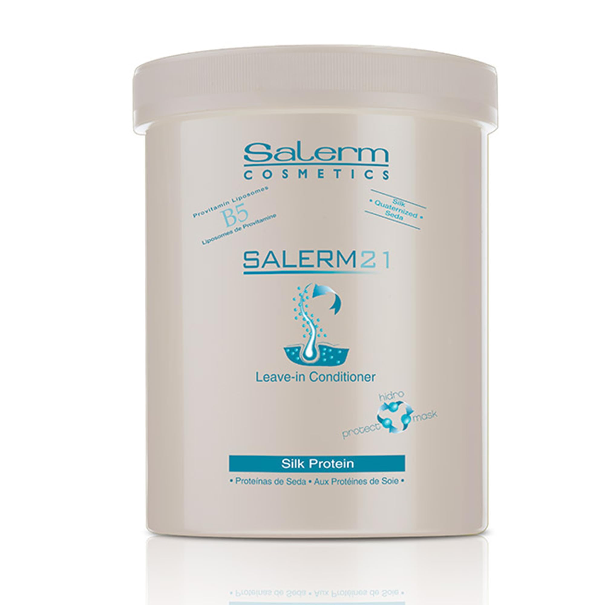 Salerm 21, bouteille proteine de soie, hydratation et demêlage faciles
