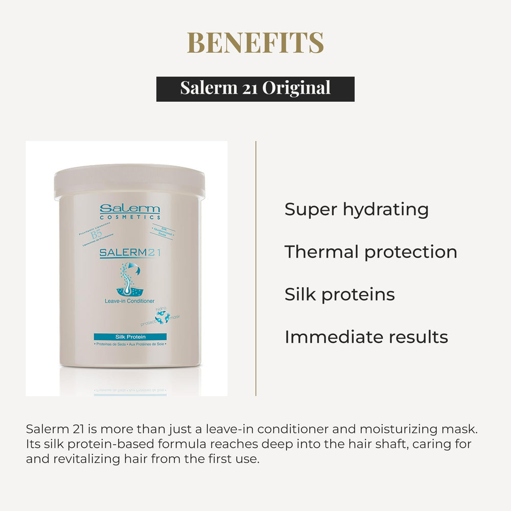 Salerm 21, brillance et hydratation pour cheveux lumineux