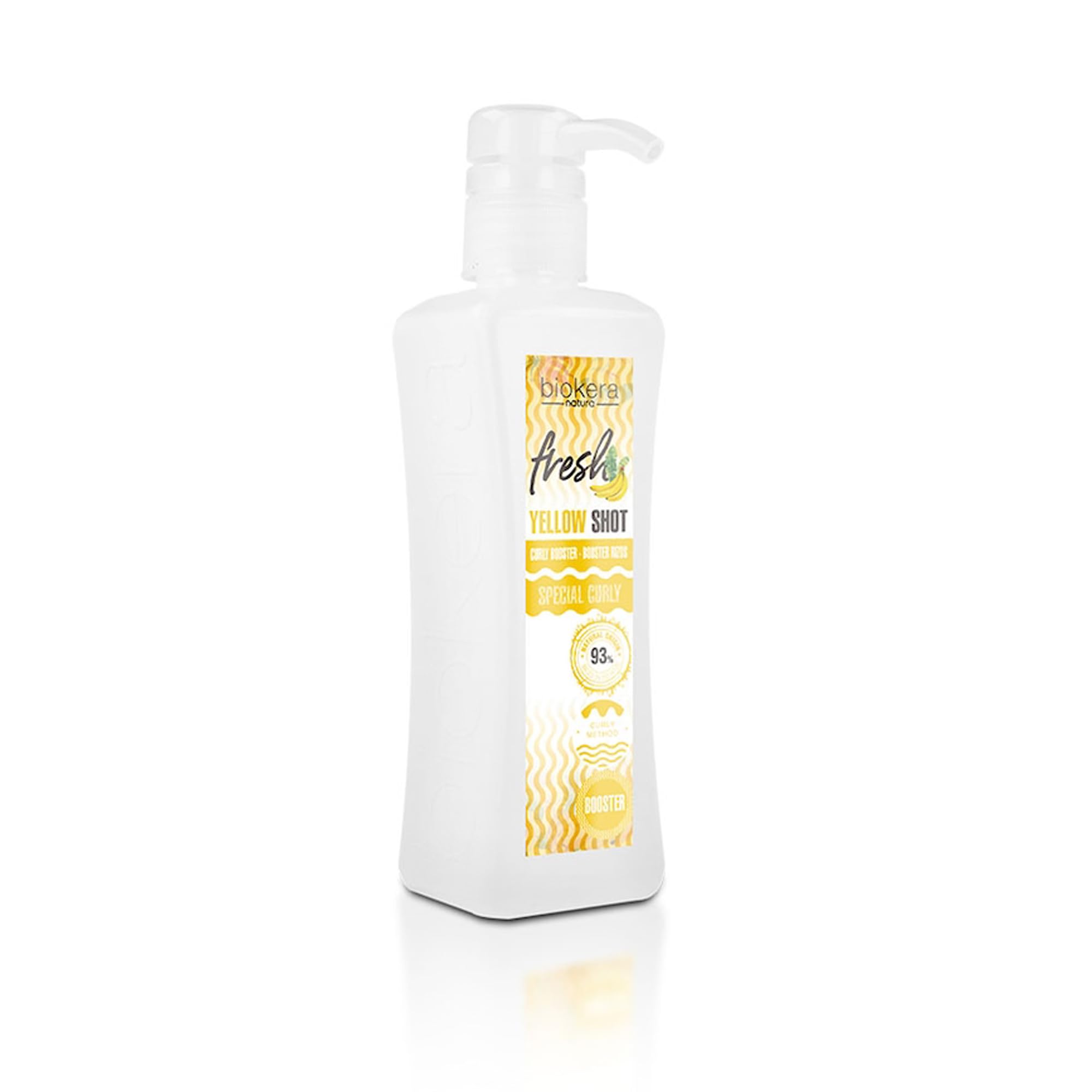 SALERM Biokera Fresh activateur de boucles jaune – bouteille prête à activer les boucles et hydrater.
