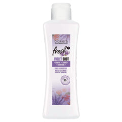 SALERM Biokera Fresh Violet, bouteille de 300 ml, tonifie les reflets et neutralise le jaune.