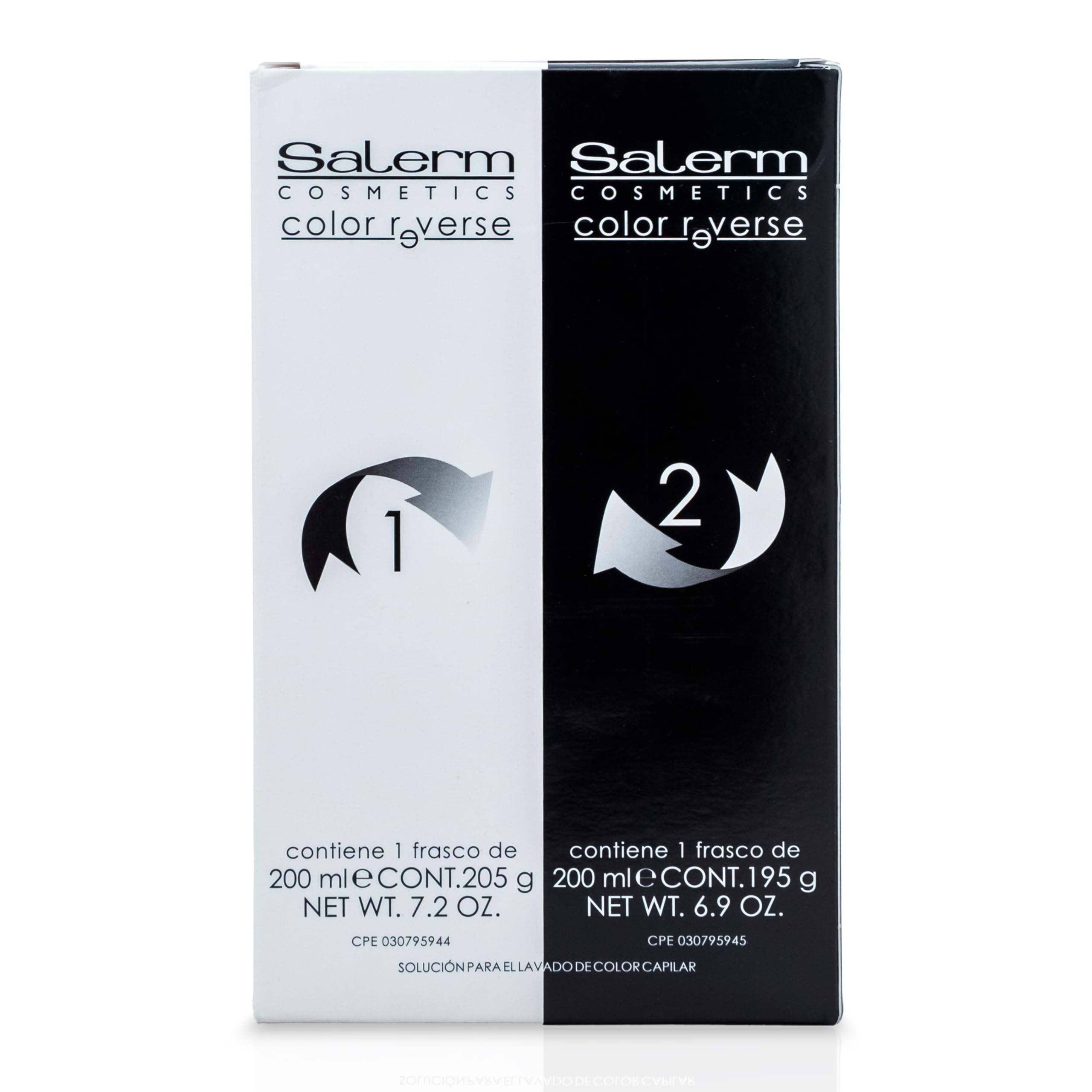 Salerm Color Reverse, étape 1, prépare les pigments artificiels pour une correction en douceur.