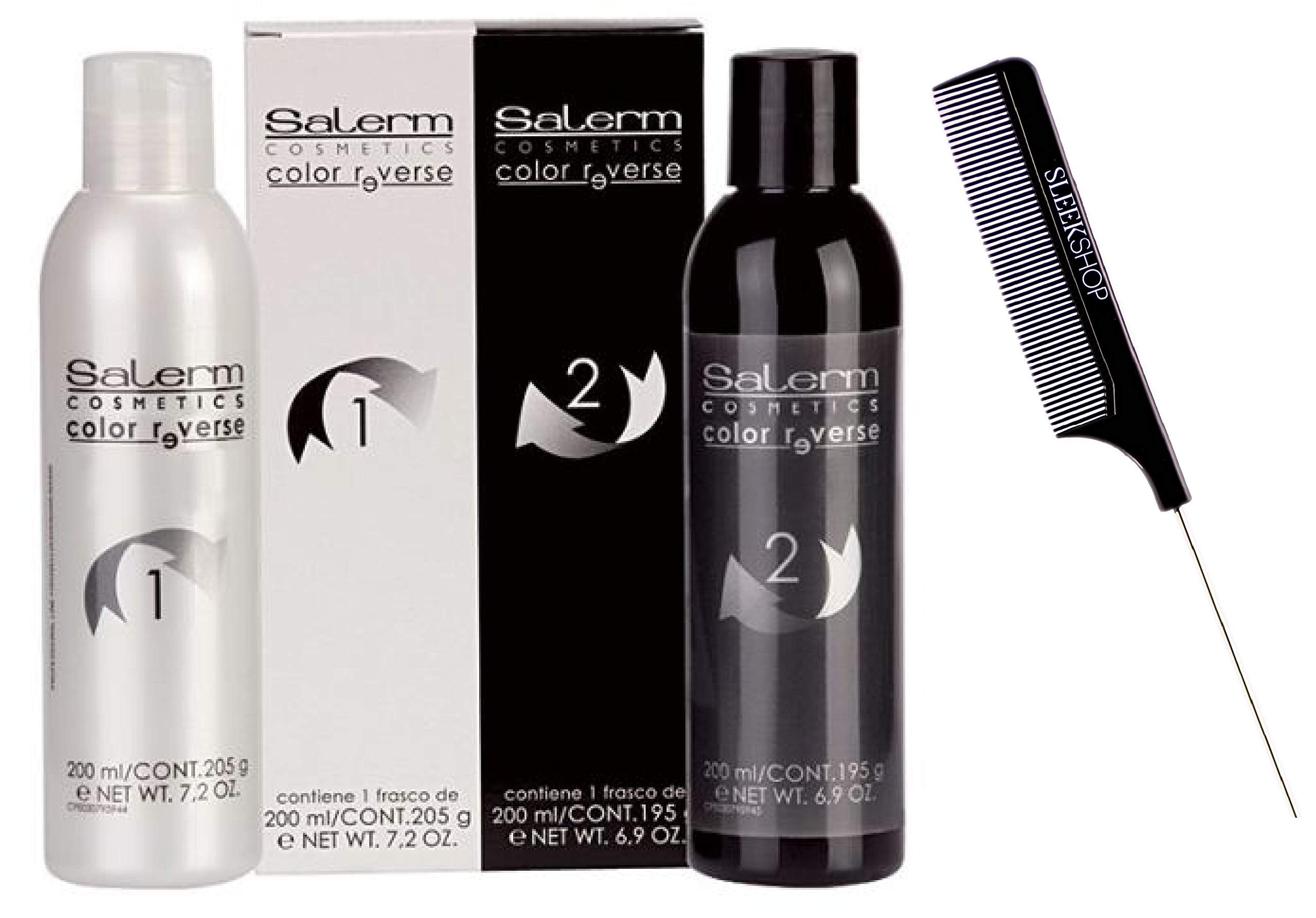 Salerm Color Reverse – kit avec peigne, élimination douce des pigments artificiels.