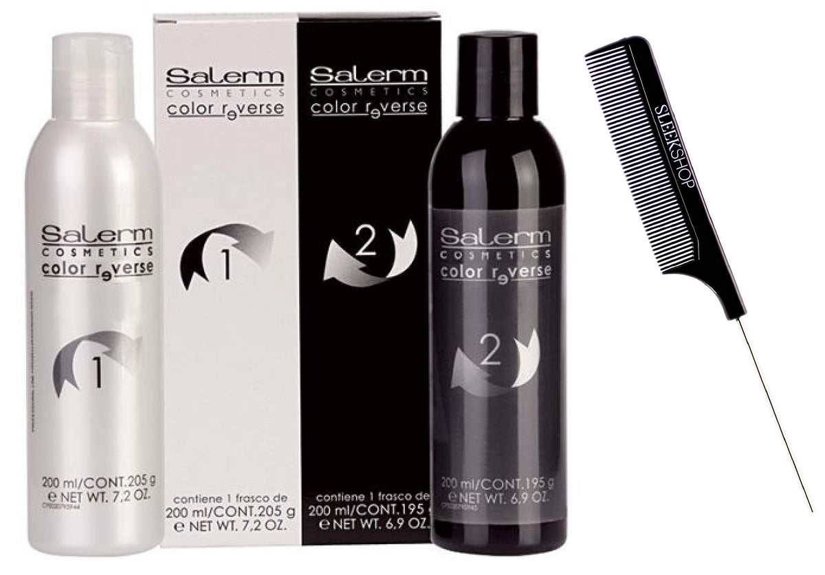 Salerm Color Reverse – kit avec peigne, élimination douce des pigments artificiels.