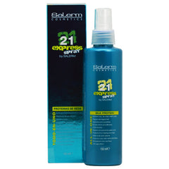 SALERM Cosmetics 21 Express Spray – Bouteille, démêlage facilité et brillance naturelle.