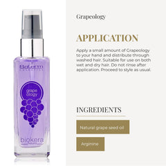 SALERM Grapeology Serum : absorption rapide et cheveux plus doux.