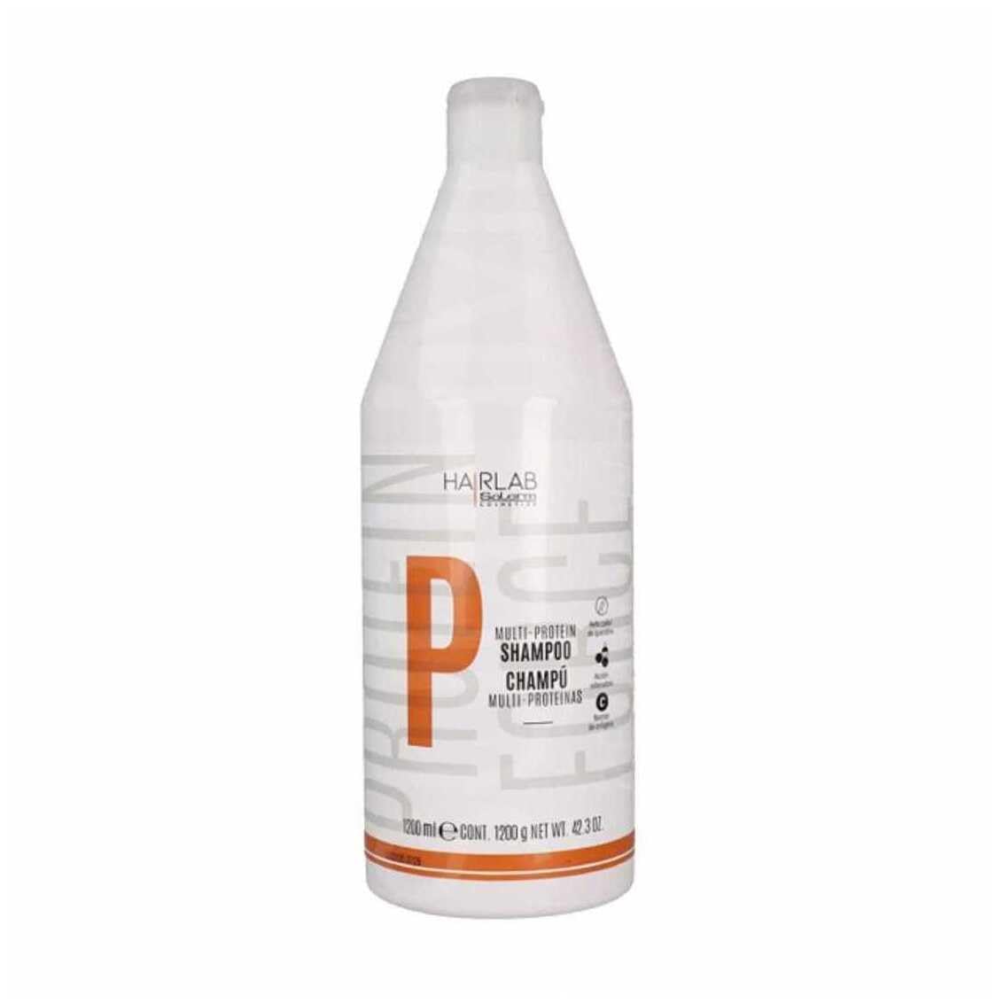SALERM Hairlab Shampoing fortifiant en bouteille pour cheveux plus forts et brillants.