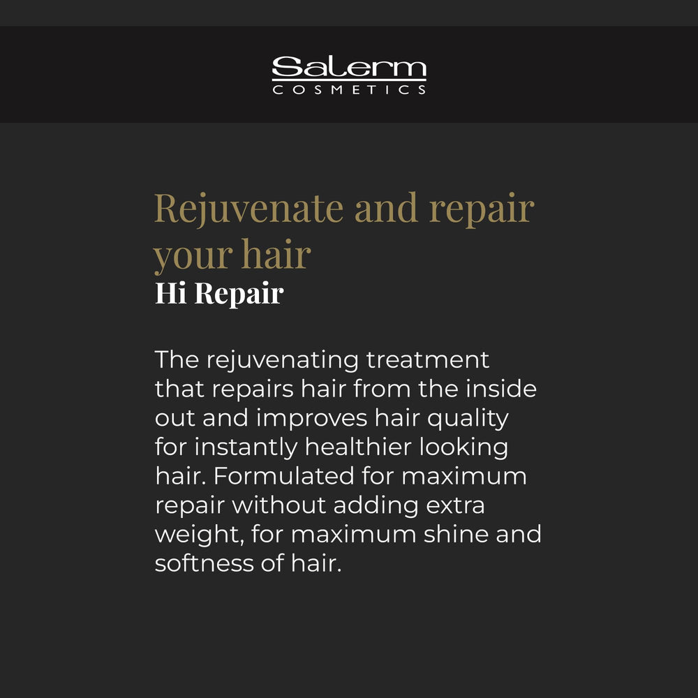 Douceur renforcée des cheveux après l utilisation du masque Hi Repair.