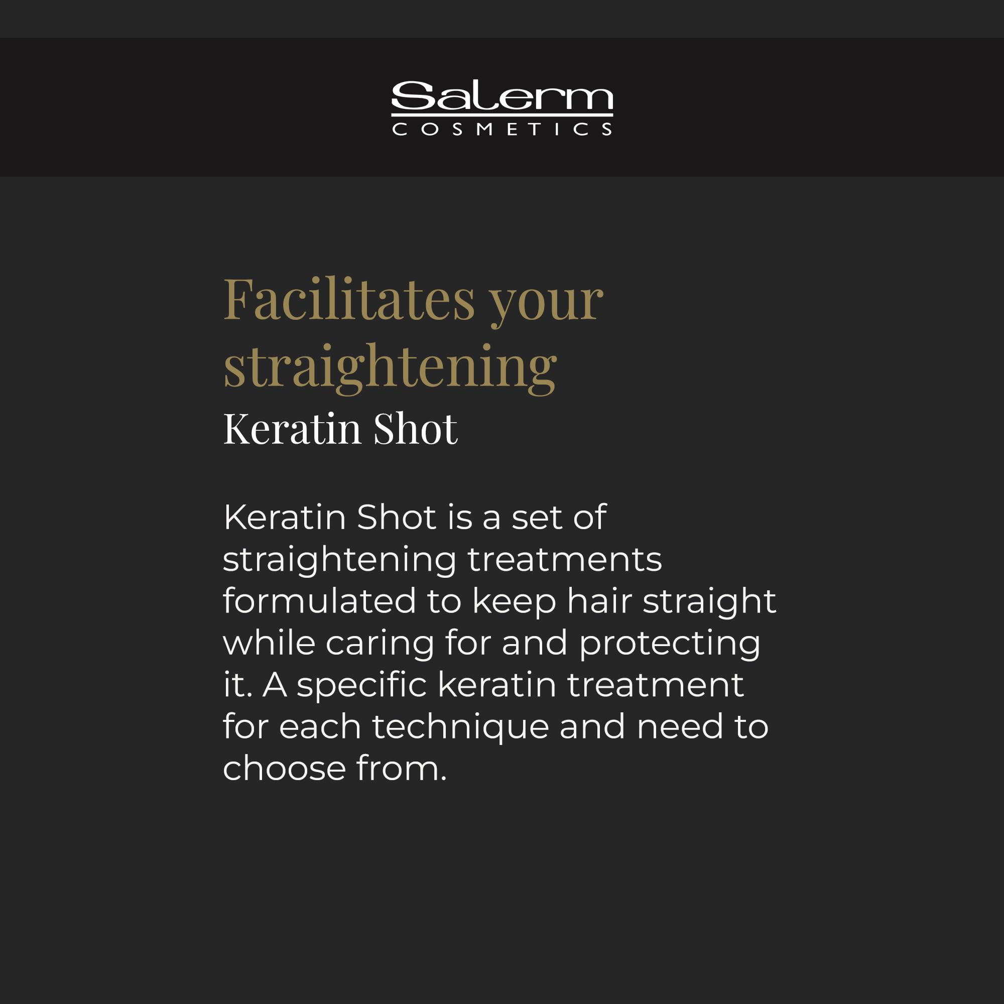 SALERM Keratin Shot: flacon 500 ml facile à utiliser au quotidien.