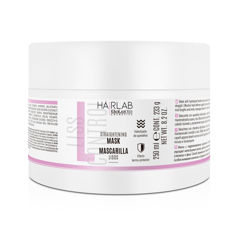 SALERM Lisos masque cheveux : bouteille 250 ml pour lissage durable