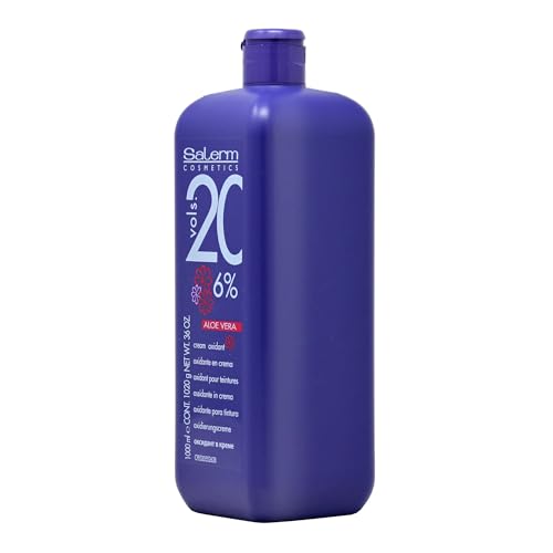 Salerm Oxydant 20 volumes 1000 ml – étiquette lisible et utilisation pratique