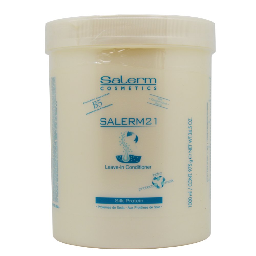 SALERM 21 Conditionneur sans rinçage, flacon 1020 ml, nourrit et protège les cheveux en douceur.