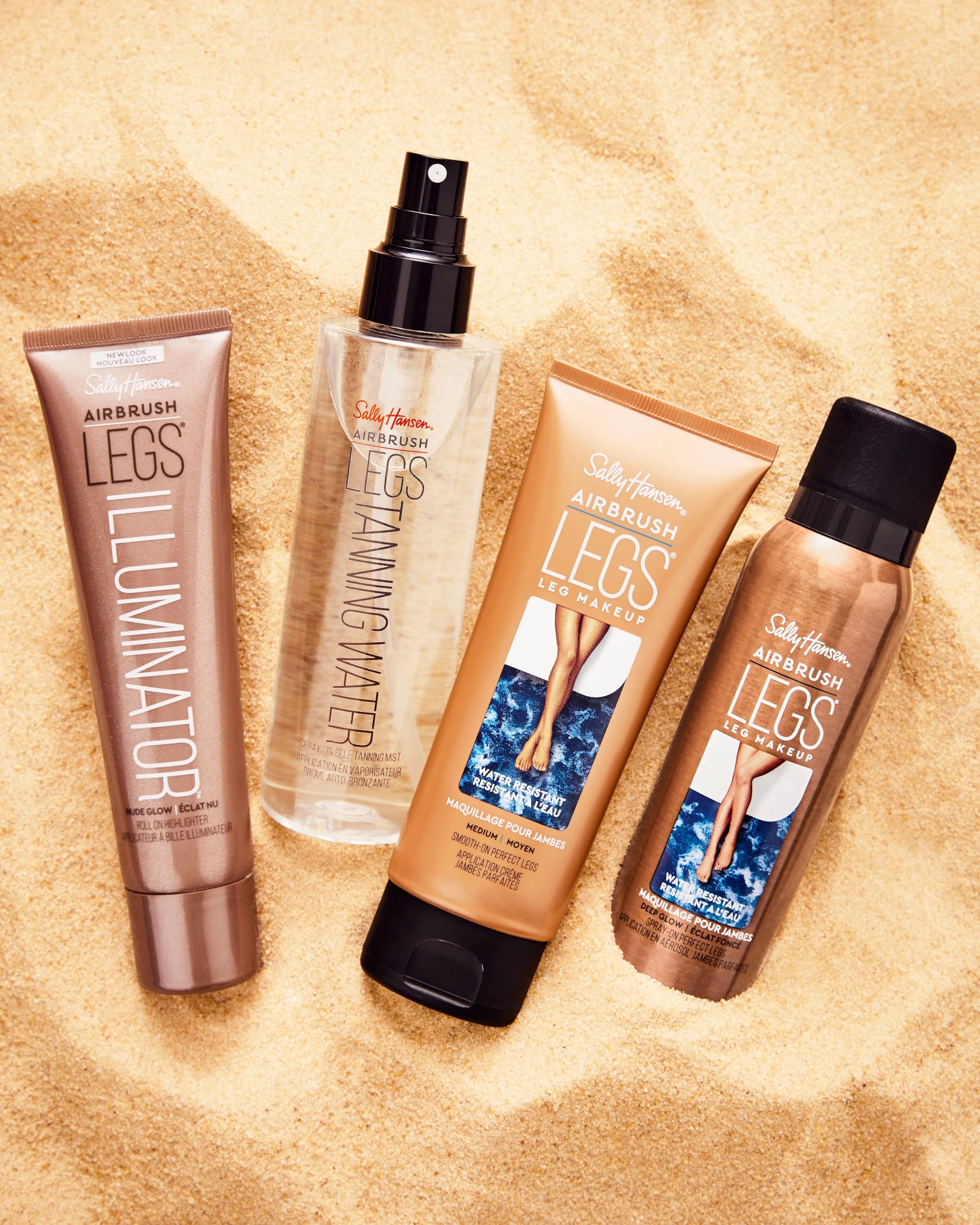 Sally Hansen Airbrush Legs: finition naturelle qui sublime les jambes.