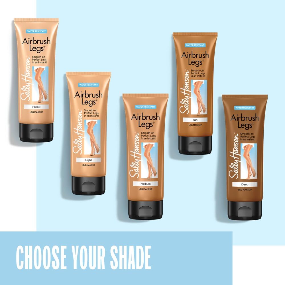 Sally Hansen Airbrush Legs: résistance à l'eau et au transfert pour rester en place.