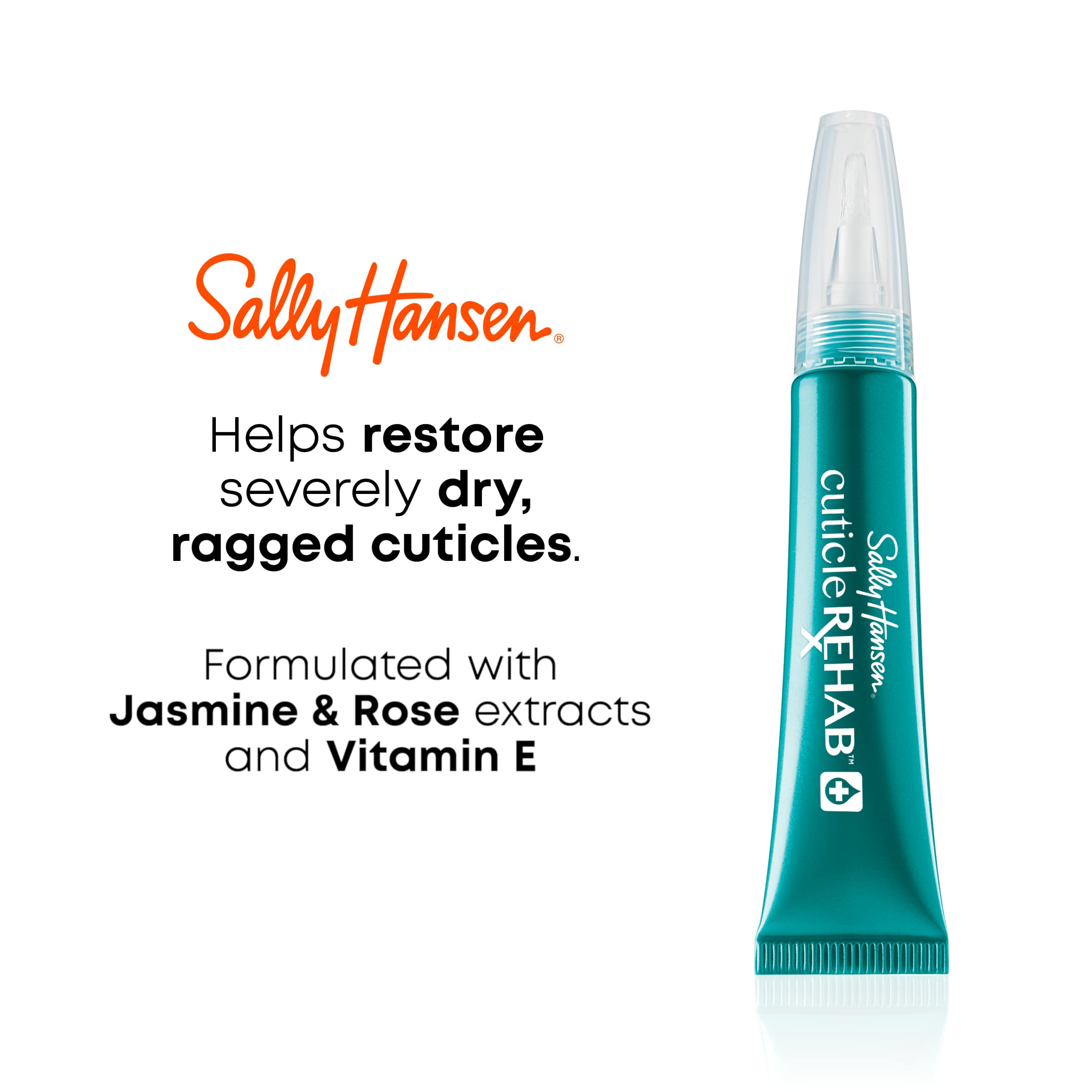 Extraits de jasmin et de rose dans Sally Hansen Cuticle Rehab pour nourrir.