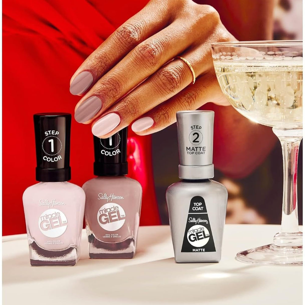 Vernis gel miracle Sally Hansen – sans lampe UV pour utilisation quotidienne.
