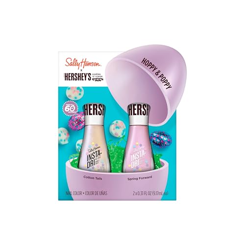 Sally Hansen Insta-Dri Brillance étendue : couleur opaque et éclat durable.