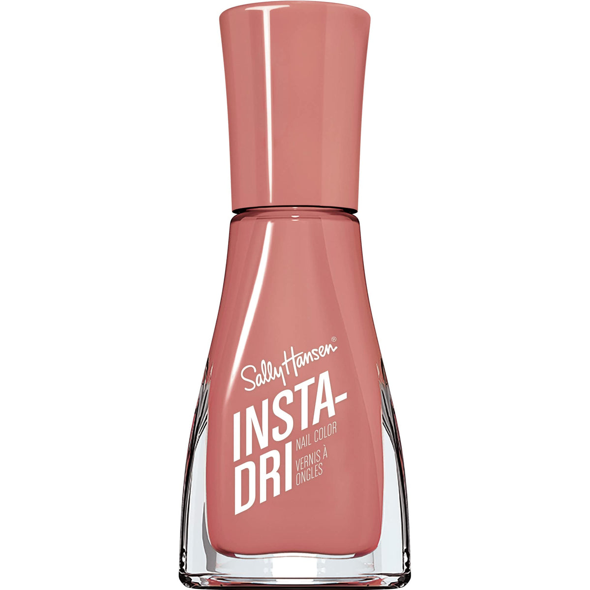 Vernis Sally Hansen Insta-Dri Mauve It avec bouteille et capuchon assortis pour repérage rapide
