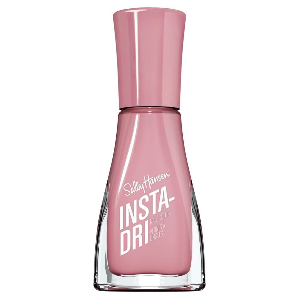 Vernis Sally Hansen Insta-Dri Sugar Poppy, pinceau adaptatif pour une application rapide et précise.