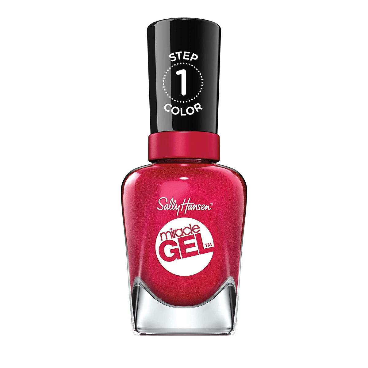 Sally Hansen Miracle Gel Bordeaux Glow : bouteille prête pour une manucure sans UV