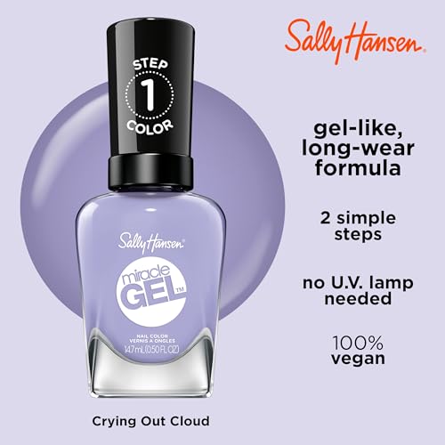 Couleur opaque et lumineuse Sally Hansen Miracle Gel.